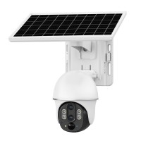 4G dual lens 10X ZOOM PTZ Solar camera