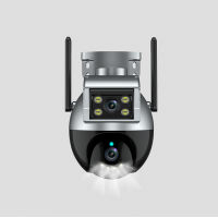 TUYA dual lens WIFI outdoor PT camera
