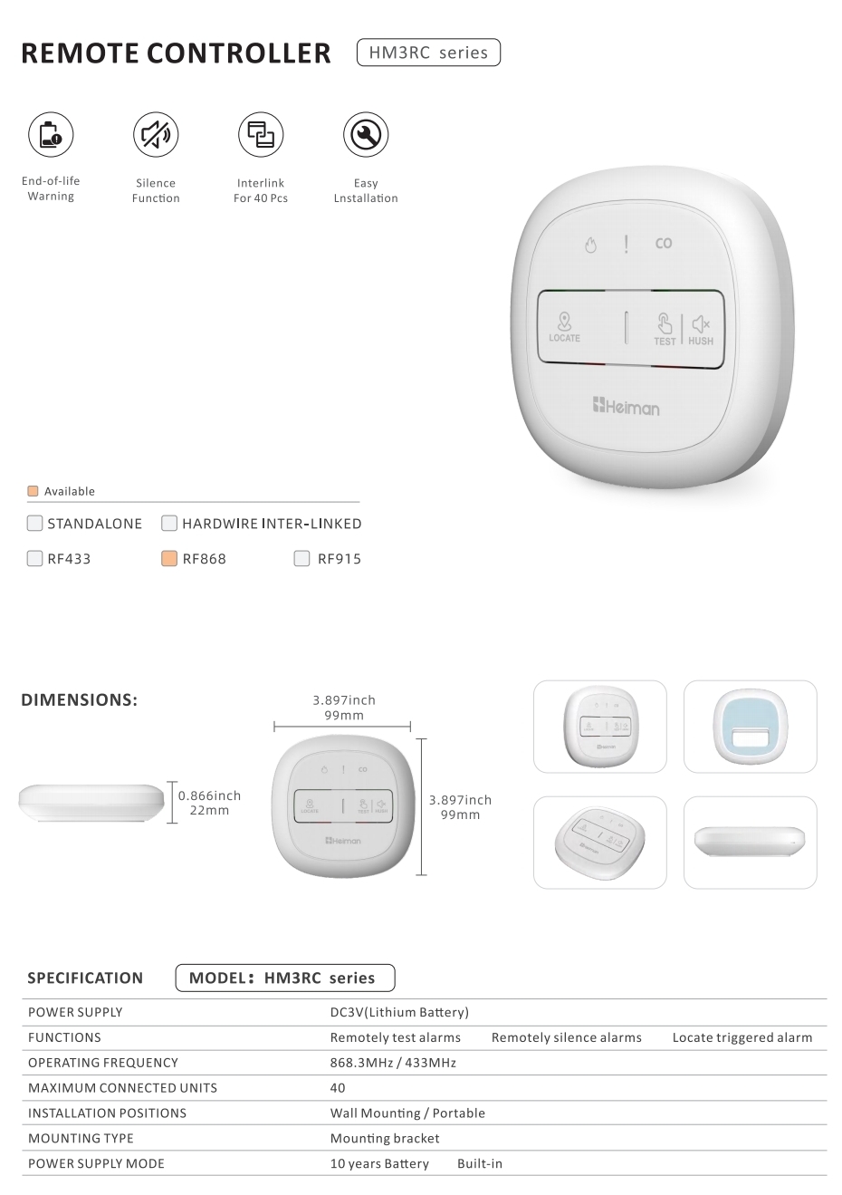 Remote Controller HM3RC series