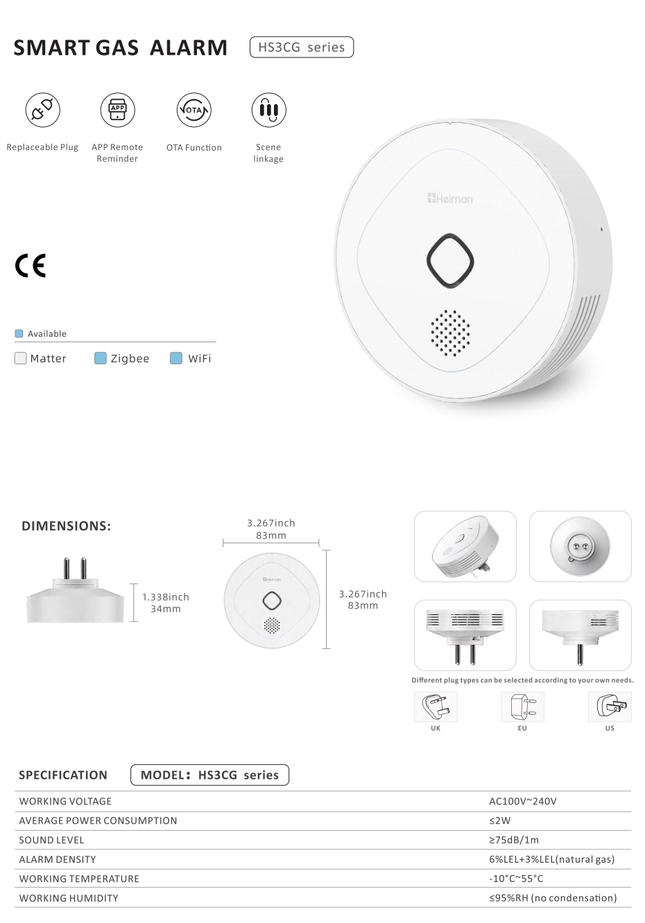 Combustible Gas Detector HS3CG series