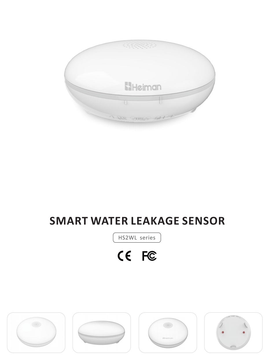 Smart Water Leakage Sensor Heiman HS2WL series